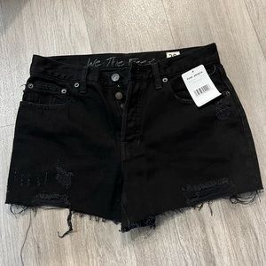 Free People Black Shorts